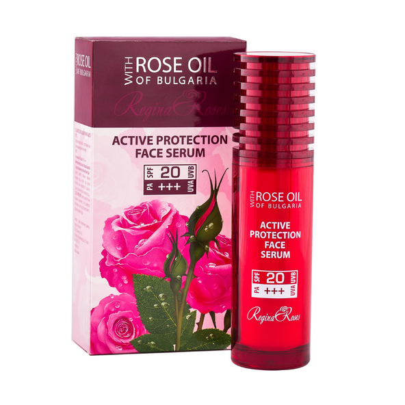 Pleťové sérum proti vráskam s ochranným faktorom SPF 20 s ružovým olejom 40 ml Biofresh