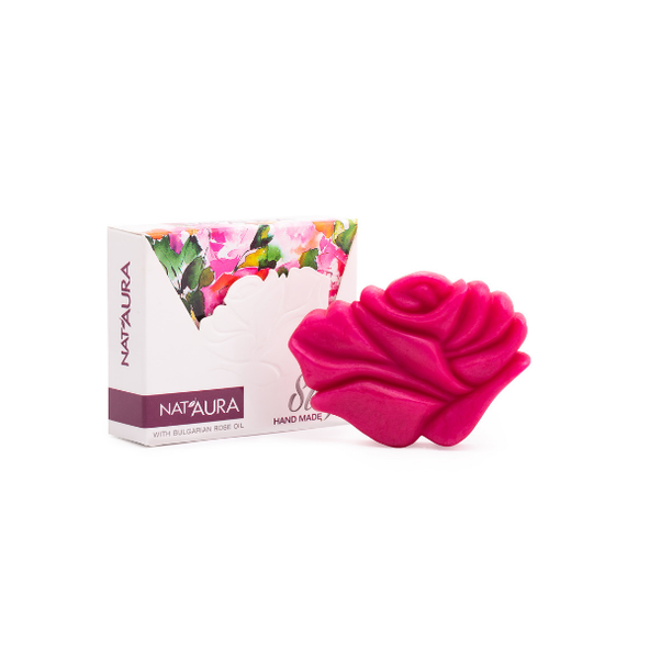 Mydlo s ružovým olejom NAT'AURA 80 g