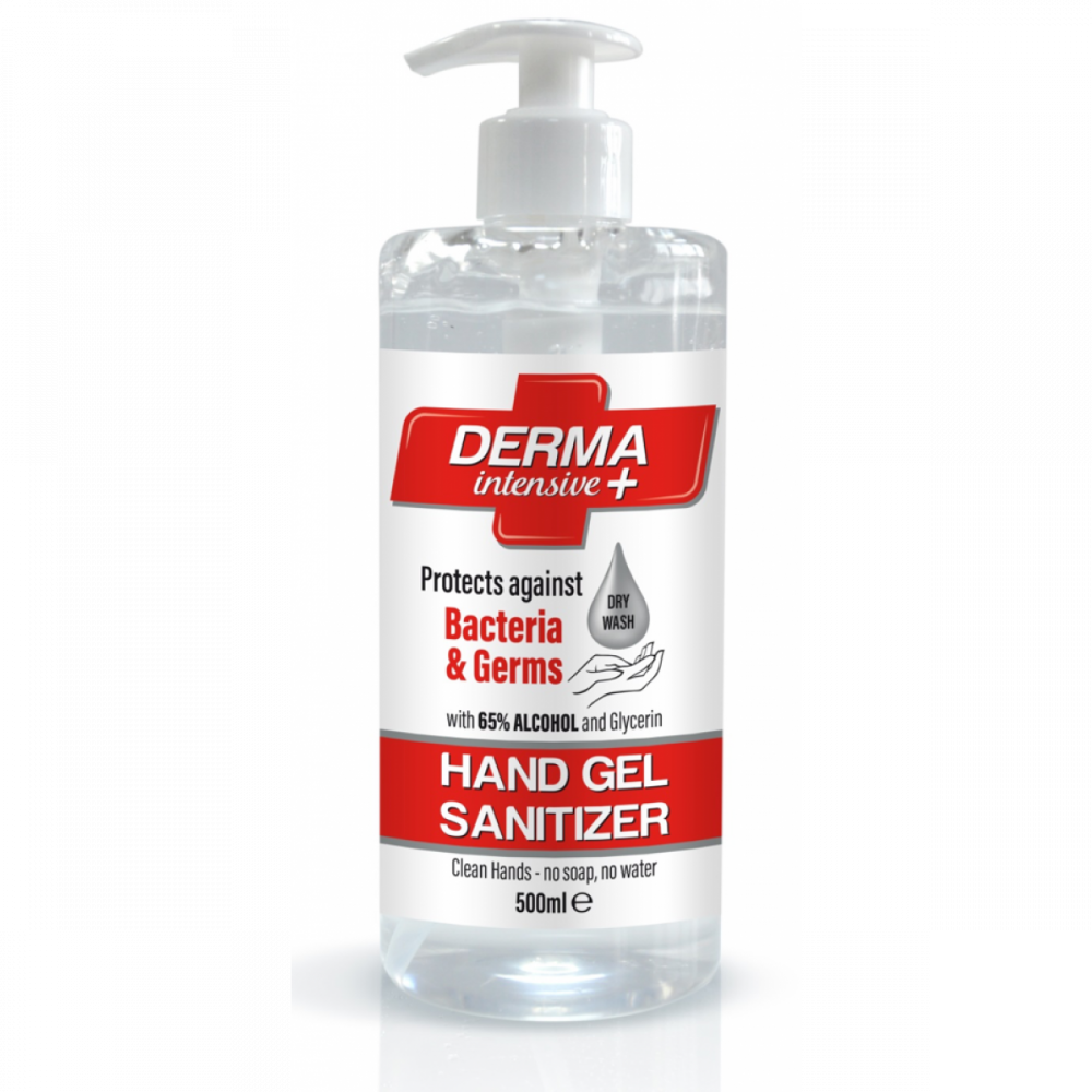 E-shop Dezinfekčný antibakteriálný gél na ruky Derma Intensive+ 500 ml