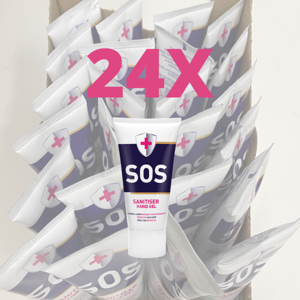 Čistiaci gél na ruky SOS 65 ml 24ks