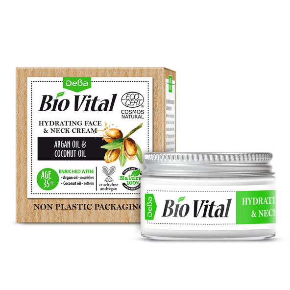Hydratačný krém na tvár a krk 35+ BioVital DeBa 50 ml