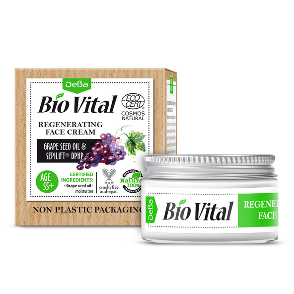 Regeneračný krém na tvár 55+ BioVital  DeBa 50 ml