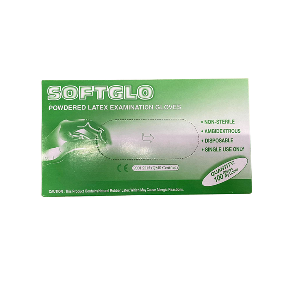 Jednorázové latexové rukavice veľkosť S 100 ks