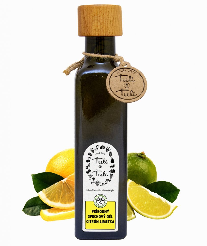 E-shop Prírodný sprchový gél citrón-limetka Ťuli a Ťuli 250 ml