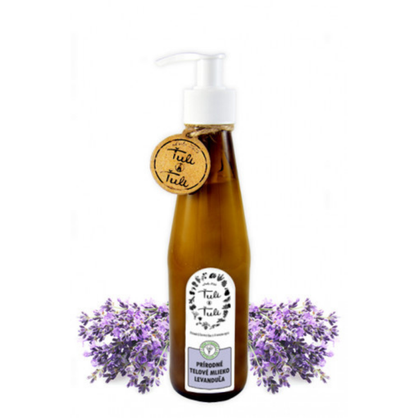 Prírodné telové mlieko levanduľa Ťuli a Ťuli 250 ml