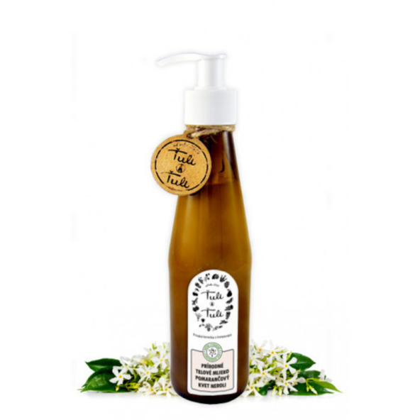 Prírodné telové mlieko pomarančový kvet neroli Ťuli a Ťuli 250 ml