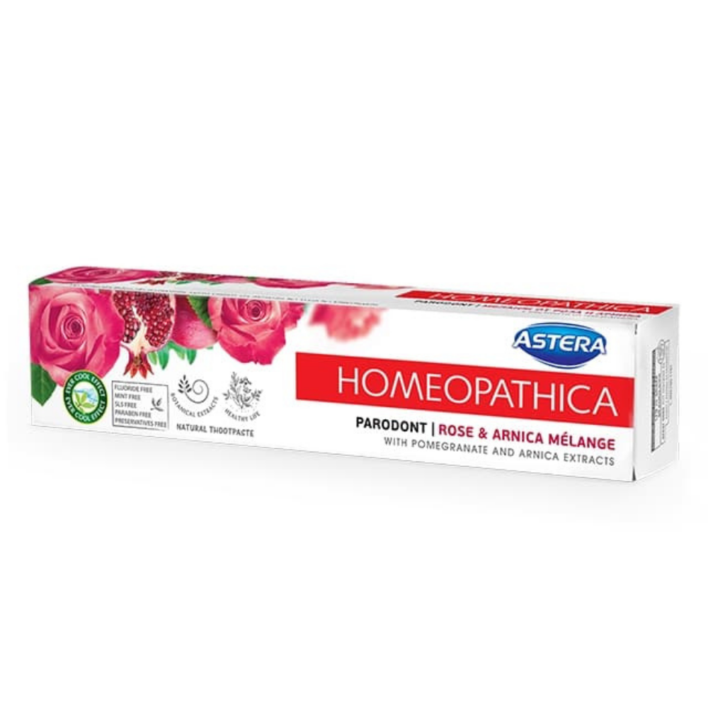 E-shop Zubná pasta Ruža a Arnika Astera Homeopathica 75 ml