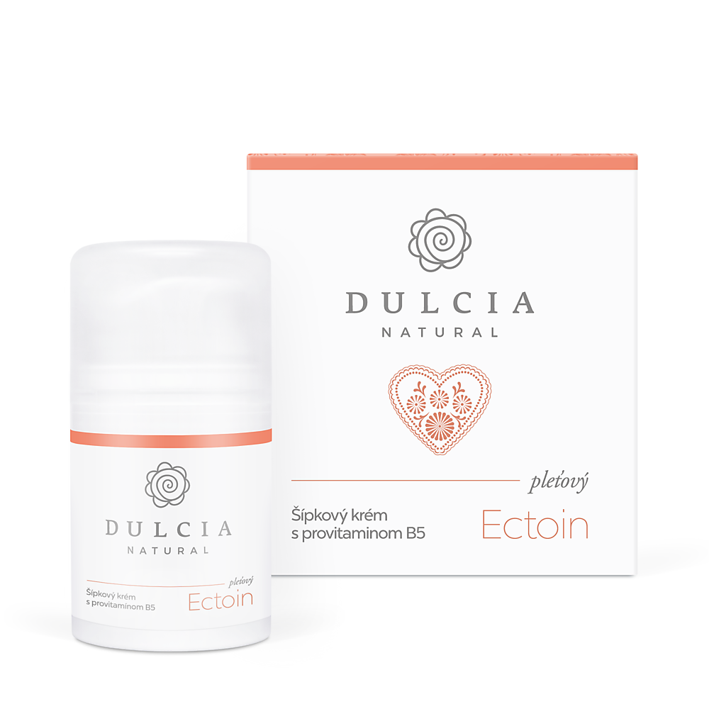 E-shop Šípkový krém na tvár - ECTOIN a provitamín B5 - DULCIA natural - 50 ml