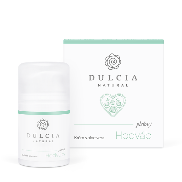 Pleťový krém s aloe vera a hodvábom - DULCIA natural - 50 ml