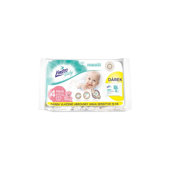 Linteo Maxi jednorázové plienky 8-15kg 5ks+darček