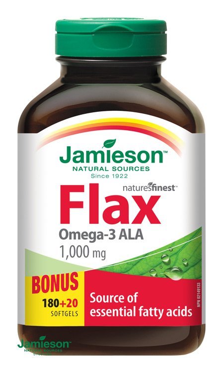 E-shop Jamieson Flax Omega - 3 ALA 1000mg 200tbl