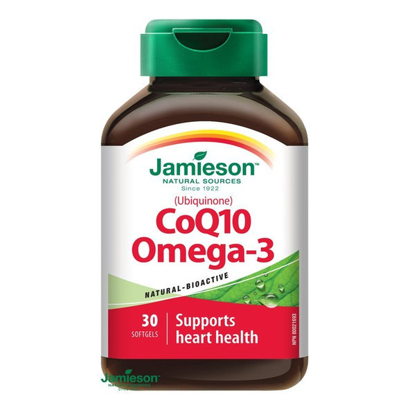Jamieson Koenzým Q10 s Omega-3 30 cps