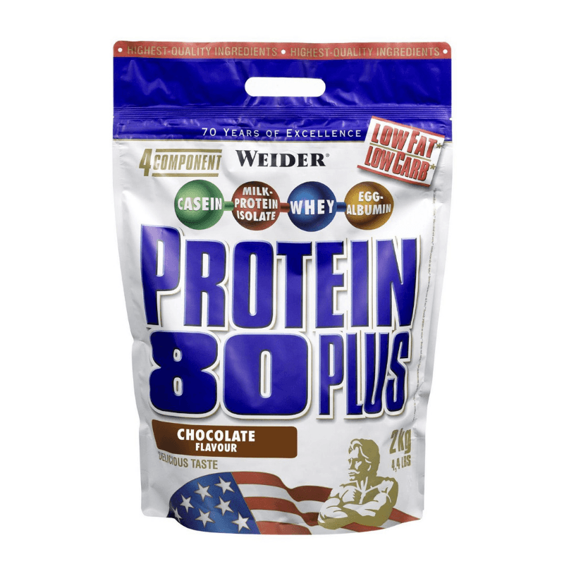 E-shop Proteín 80 Plus - Weider, príchuť bobuľové ovocie jogurt, 500g