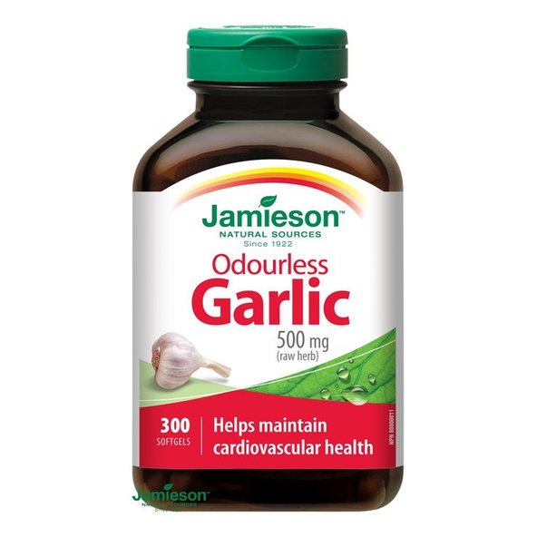 Jamieson Cesnak bez zápachu 500 mg 300 cps