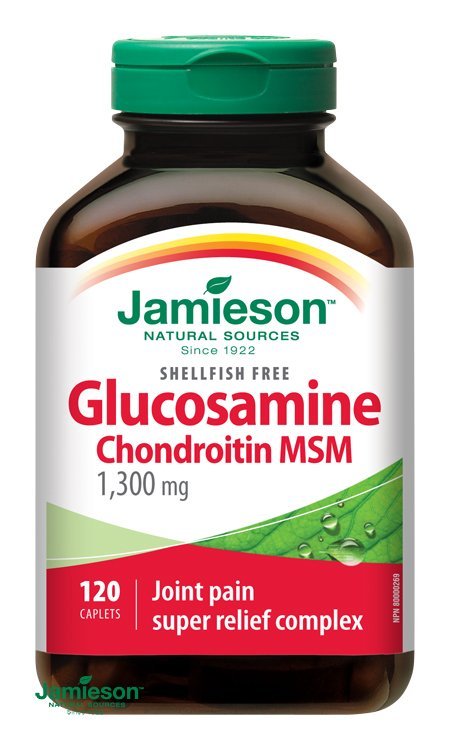 E-shop Jamieson Glukozamín chondroitín MSM 1300 mg 120 tbl