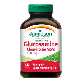 Jamieson Glukozamín chondroitín MSM 1300 mg 120 tbl