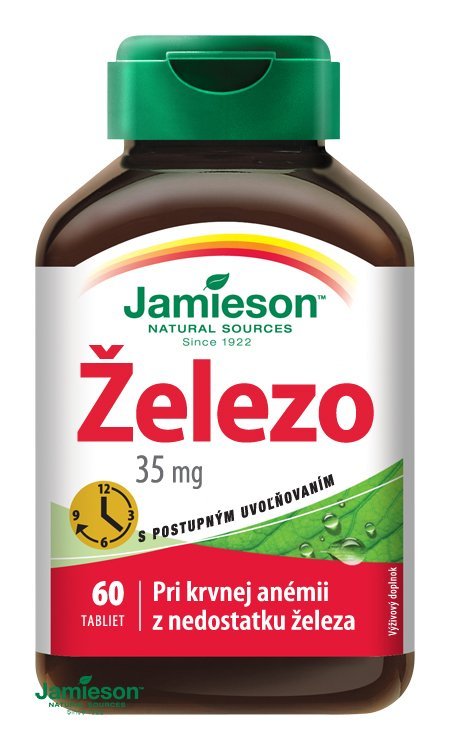 E-shop Jamieson Železo 35 mg s postupným uvoľňovaním 60 tbl