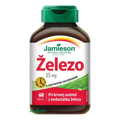 Jamieson Železo 35 mg s postupným uvoľňovaním 60 tbl