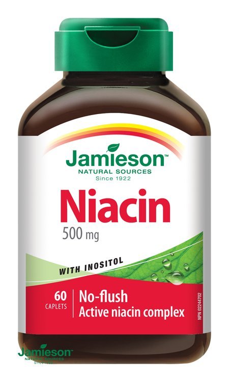E-shop Jamieson Niacín 500 mg s inozitolom 60 tbl