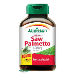 Jamieson Prostease™ Saw Palmetto 125 mg na prostatu 60 cps.