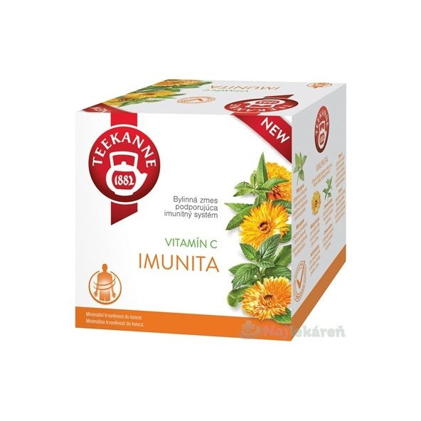 TEEKANNE BČ IMUNITA bylinná zmes (čaj) s vitamínom C, 10x1,8g (18g)