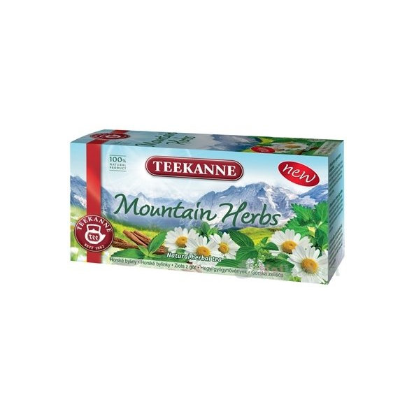 TEEKANNE MOUNTAIN HERBS bylinný čaj, horské byliny 20x1,8g (36g)