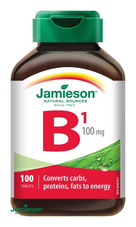 E-shop Jamieson Vitamín B1 tiamín 100 mg 100 tbl.