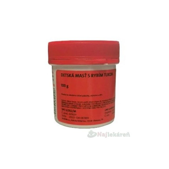 FAGRON  Detská masť s rybím tukom 100g