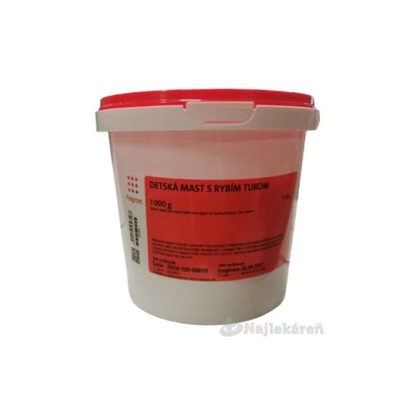 FAGRON Detská masť s rybím tukom 1000g