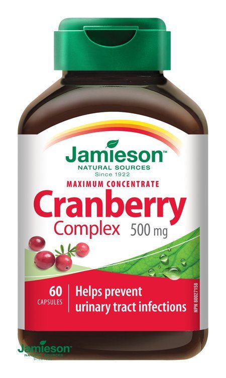 E-shop Jamieson Brusnice - komplex 500 mg na močové cesty 60 cps