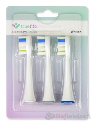 TRUELIFE SonicBrush UV Whiten náhradné hlavice 3 ks kúpite na Najlekaren.eu