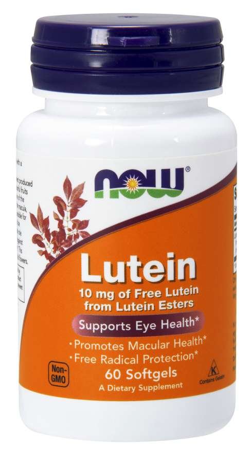 E-shop Luteín 10 mg - NOW Foods, 60cps