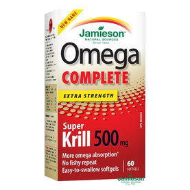 Jamieson Omega COMPLETE Pure Krill 500 mg 60 kapsúl
