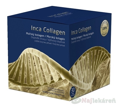Inca Collagen Morský kolagén prášok na prípravu nápoja pre krásne vlasy, pleť a nechty 30x3 g kúpite na Najlekaren.eu
