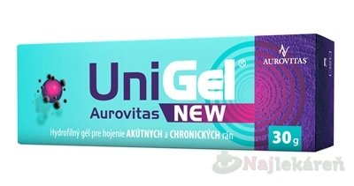 E-shop UniGel AUROVITAS NEW hydrofilný gél na hojenie rán 30g