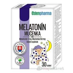 EDENPharma MELATONÍN 1 mg, MUČENKA