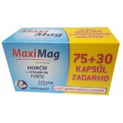 E-shop Zdrovit MaxiMag HORČÍK FORTE (375 mg) + VITAMÍN B6, 105ks