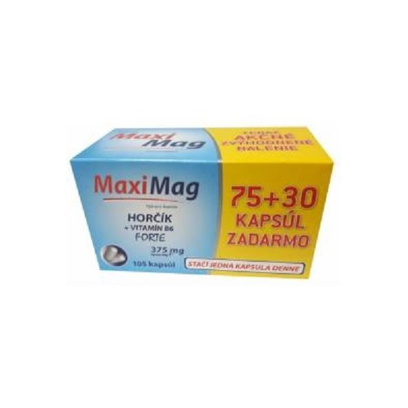 Zdrovit MaxiMag HORČÍK FORTE (375 mg) + VITAMÍN B6, 105ks