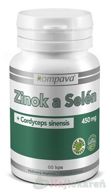 E-shop kompava ZINOK a SELÉN + Cordyceps sinensis