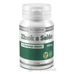 kompava ZINOK a SELÉN + Cordyceps sinensis
