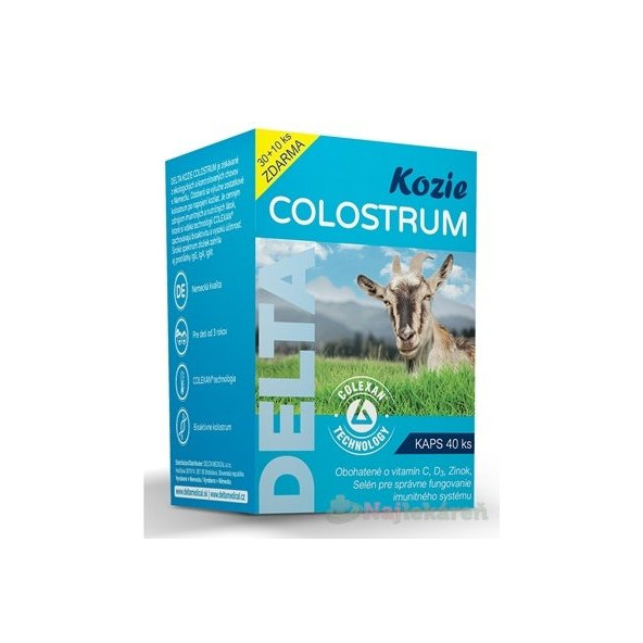 DELTA COLOSTRUM Kozie cps 30+10 zdarma (40 ks)