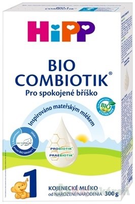 E-shop HiPP 1 BIO COMBIOTIK počiatočná mliečna dojčenská výživa (od narodenia) 300 g