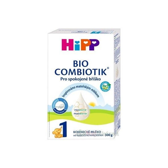 HiPP 1 BIO COMBIOTIK počiatočná mliečna dojčenská výživa (od narodenia) 300 g