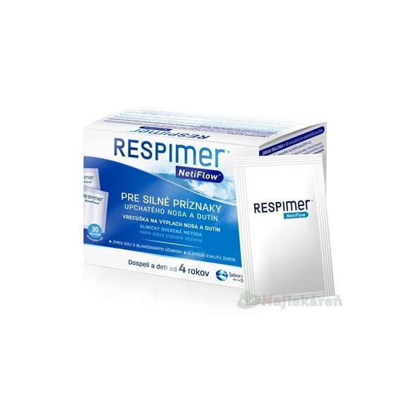 RESPIMER Vrecúška na výplach nosa a dutín 1x30 ks