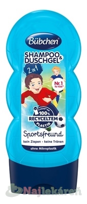BUBCHEN KIDS 2v1 Malý futbalista 230 ml