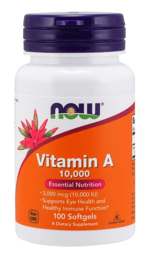 E-shop Vitamín A 10,000 IU - NOW Foods, 100cps