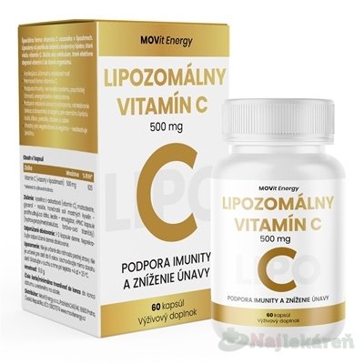 E-shop MOVit Lipozomálny vitamín C 500 mg, cps 1x60 ks