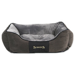 Pelech Scruffs Chester Box Bed šedý M 60x50cm