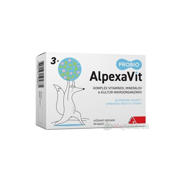 AlpexaVit PROBIO 3+, cps 1x30 ks