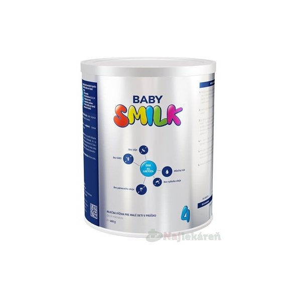 BABYSMILK 4 (od 24 m), 1x400g, mliečna výživa pre malé deti v prášku